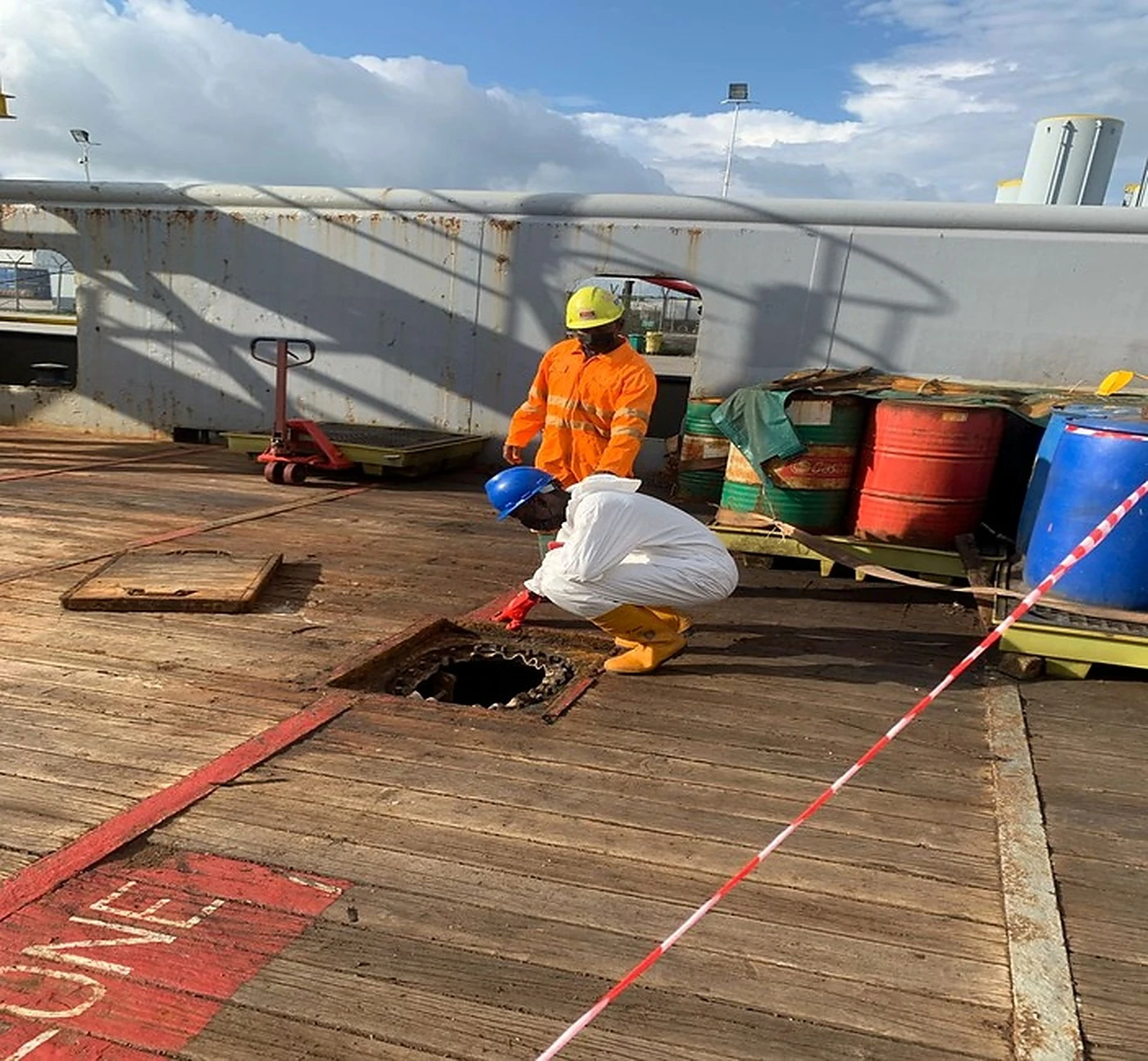 Confined-Space Entry for Tank Cleaning